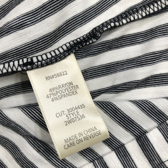 Max Studio Women 3/4 Sleeve Blouse Top Shirt Plus Size 1X Stripes M015 -19 - Picture 8 of 13